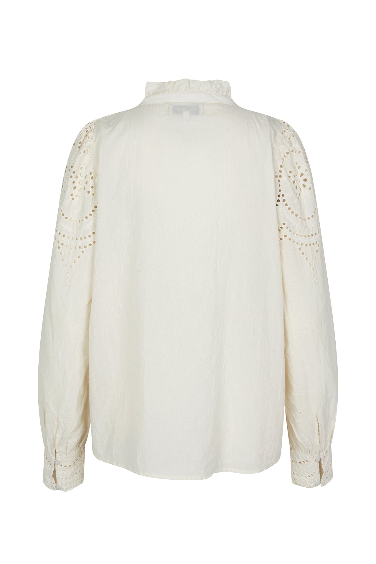 Blouse 24446 10 Lulall Shirt Ls Creme