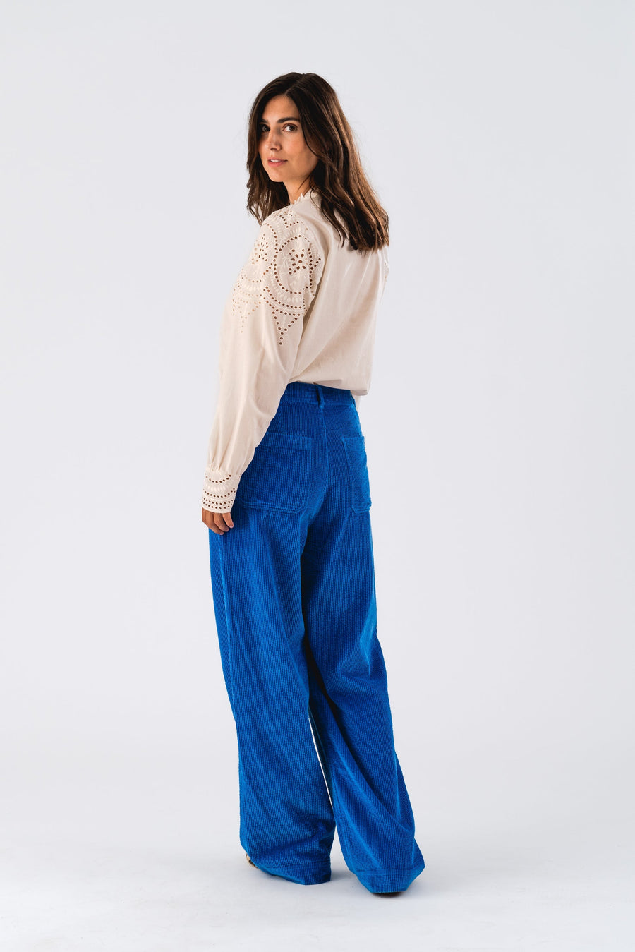 Blouse 24446 10 Lulall Shirt Ls Creme