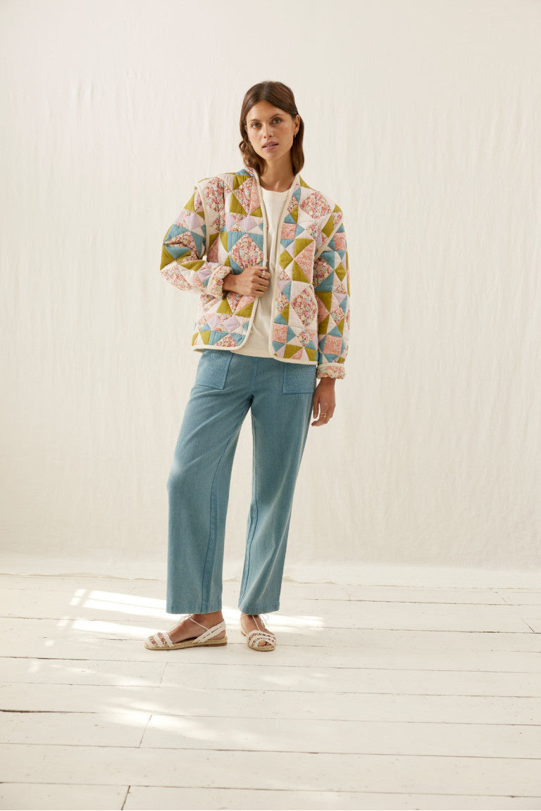Reversible Jacket Neliana Patch-Sweet-Pastel