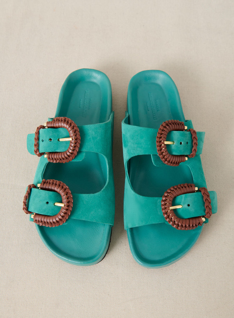 Sandal Cora Suede Agave