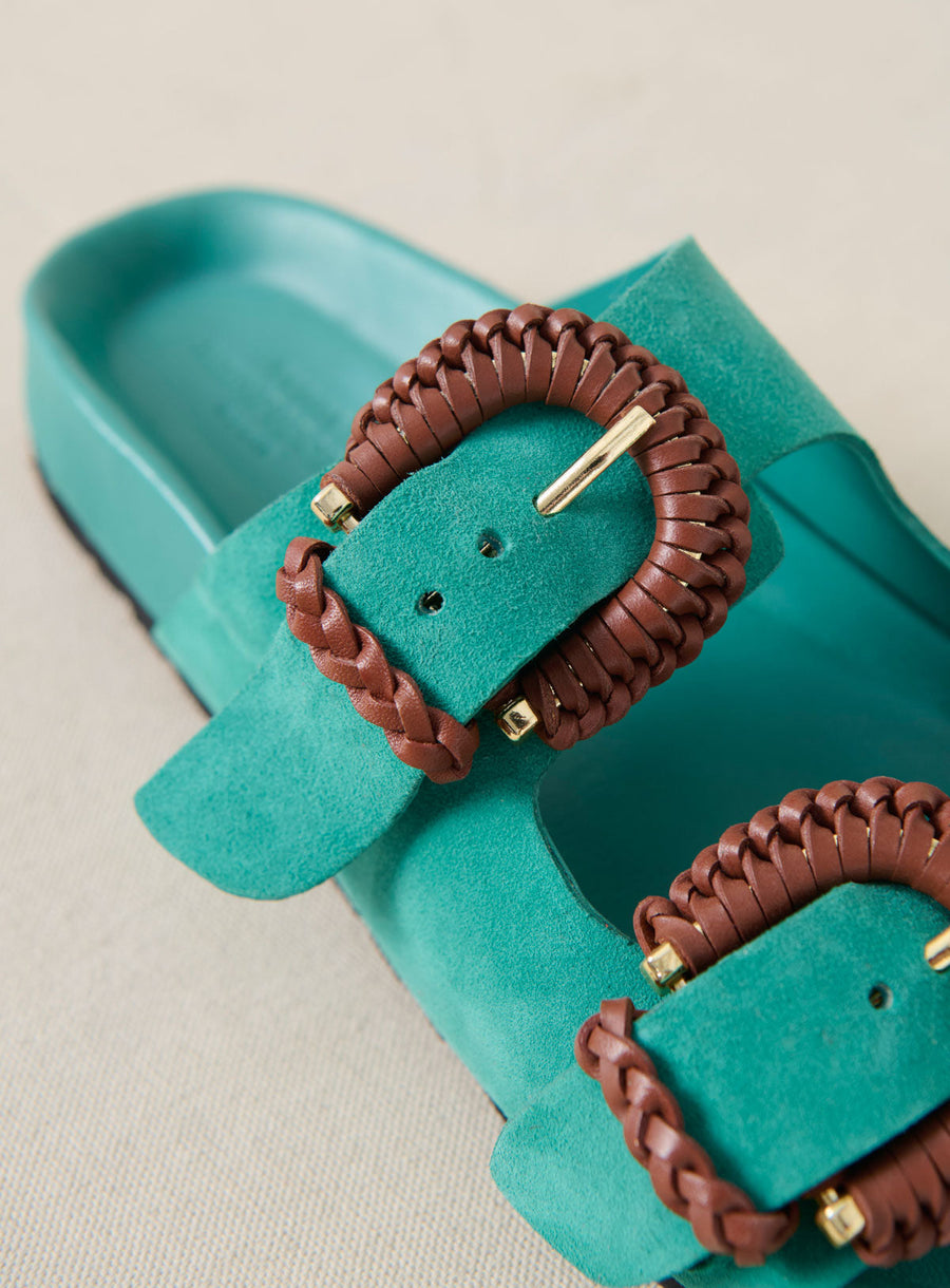 Sandal Cora Suede Agave