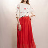 Skirt E9718 Rouge