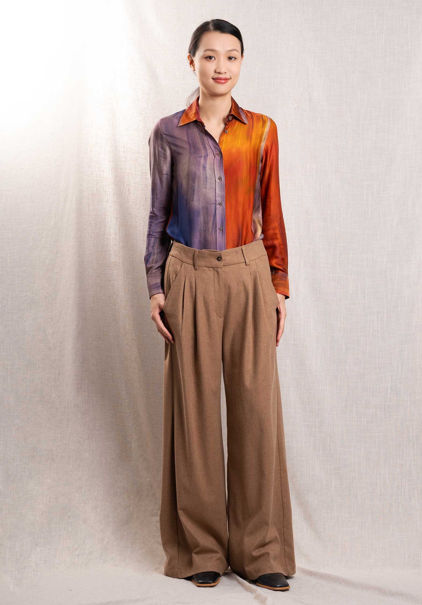 Shirt Ceza 9753 Violet-Orange