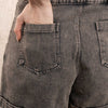 Denim Shorts P120 Dark-Grey