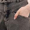 Denim Shorts P120 Dark-Grey