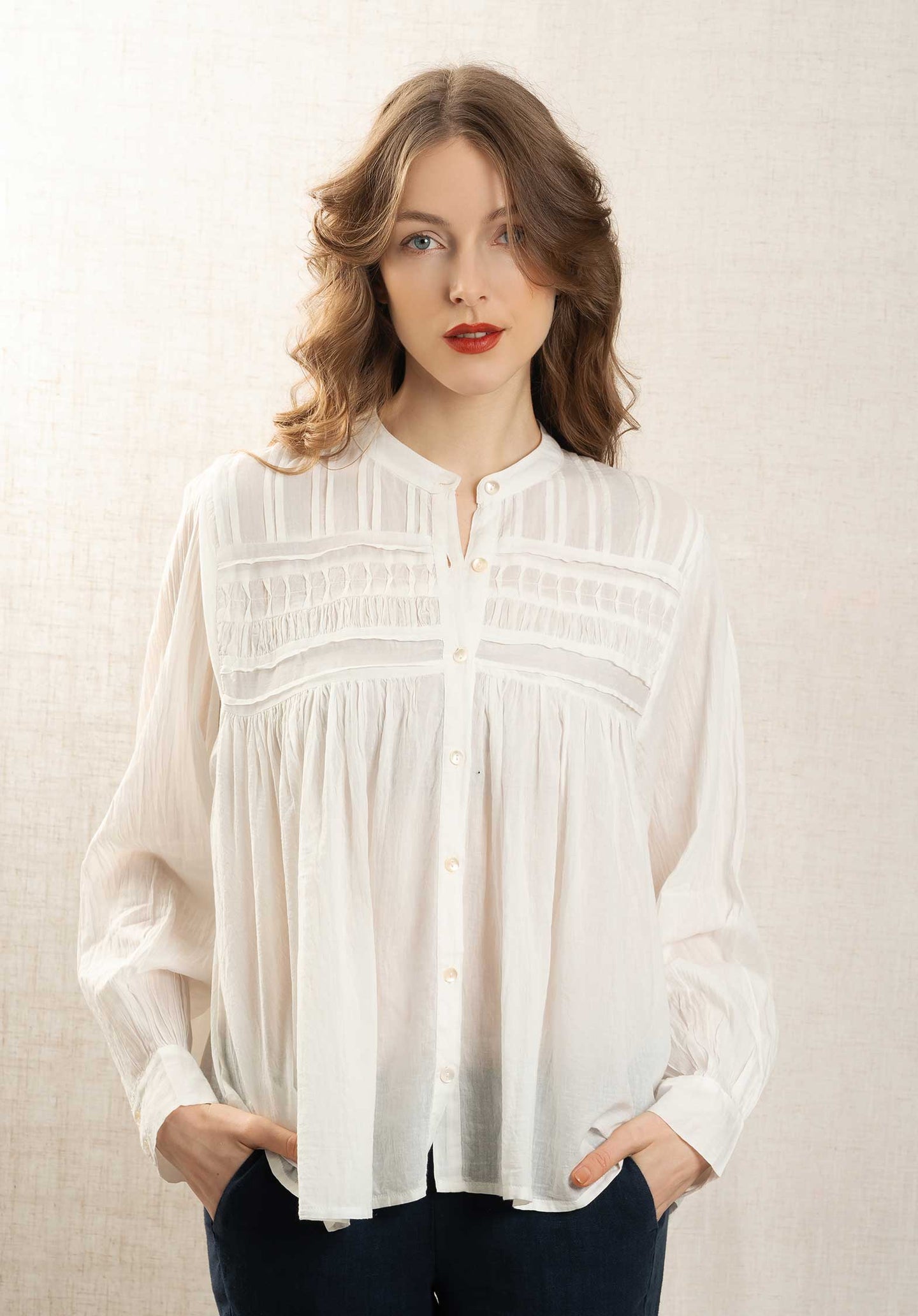 Blouse Evie 85096 Blanc