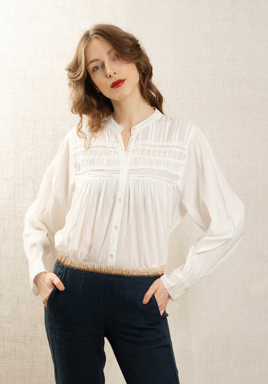 Blouse Evie 85096 Blanc