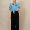 Blouse Fk25 Cowboy-Clair-Bleu
