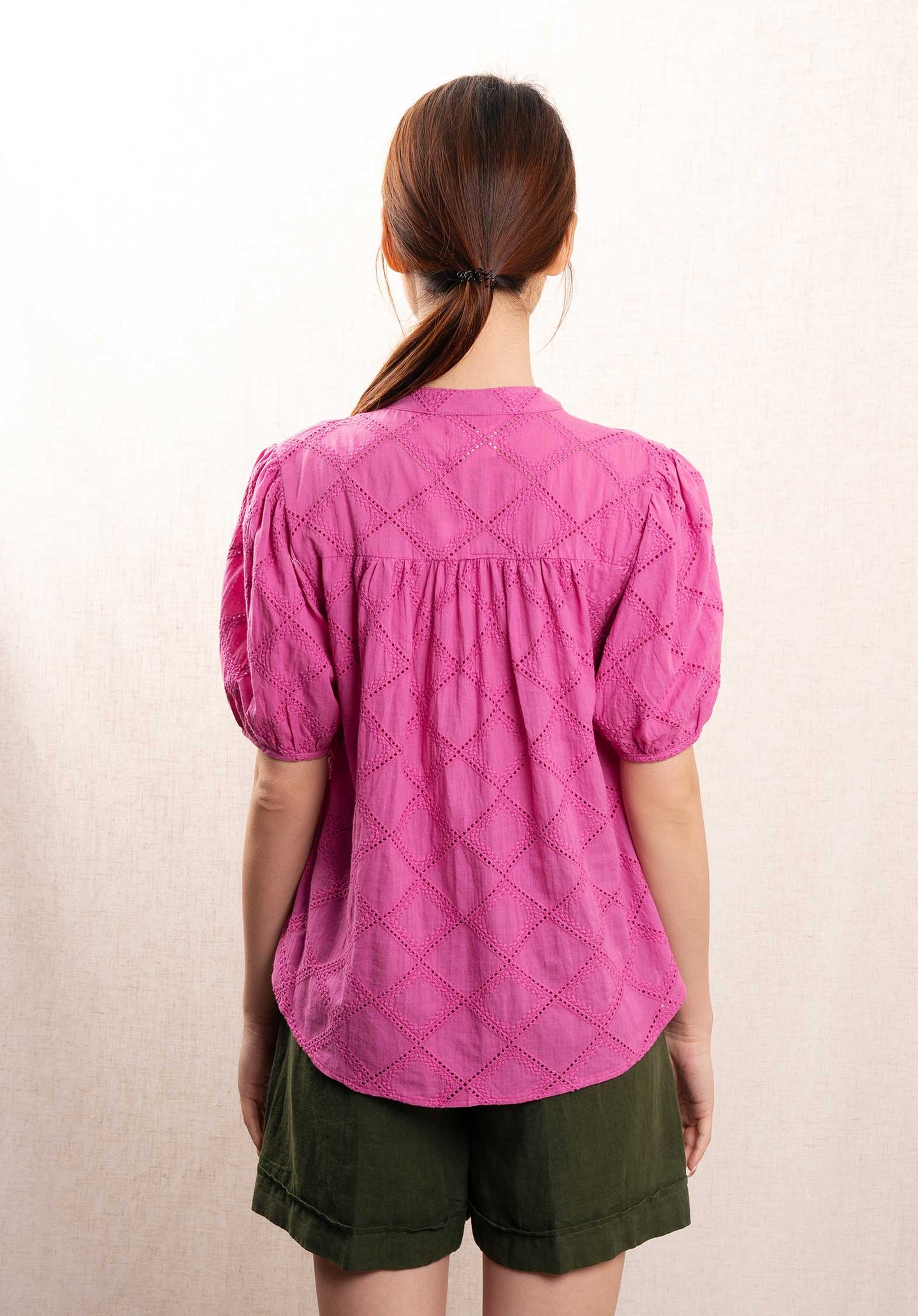 Blouse Nessie Blouse 37-Sangria