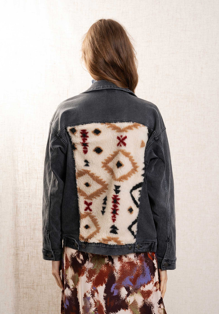 Denim Jacket 41646valter Grey