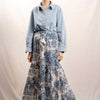 Blouse J0669 Jeans-Bleu
