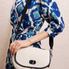 Crossbody Bag Natte Hemp Natte Hemp S Off-White-Navy