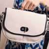 Crossbody Bag Natte Hemp Natte Hemp S Off-White-Navy