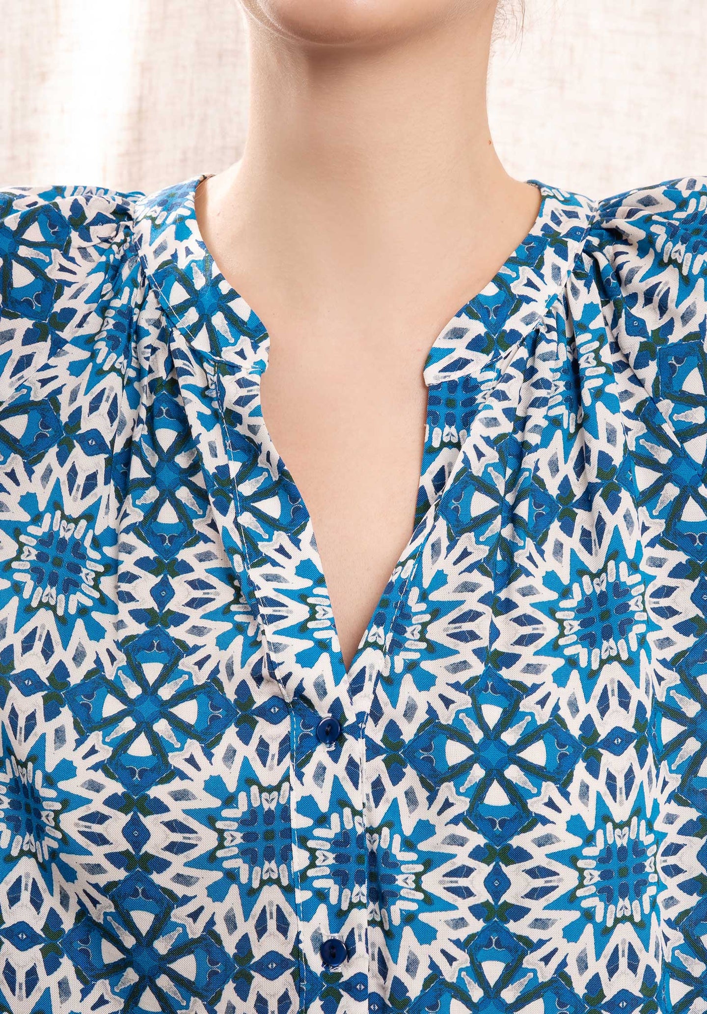 Blouse Florelle Blue-Flower