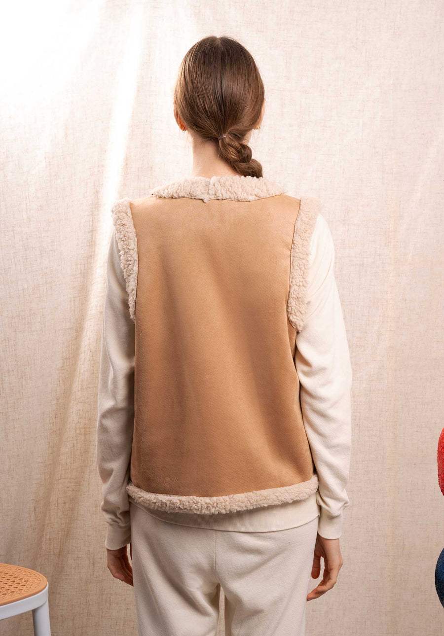 Gilet Eddie Beige