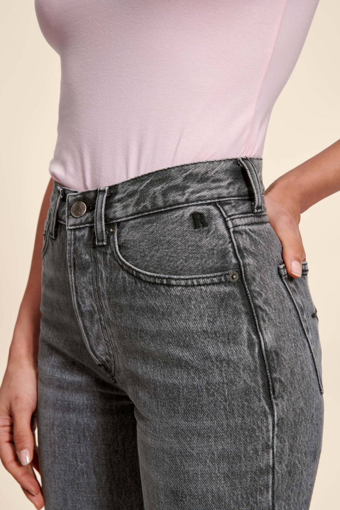 Jeans Germain Jeans Noir-Vintage-Wash