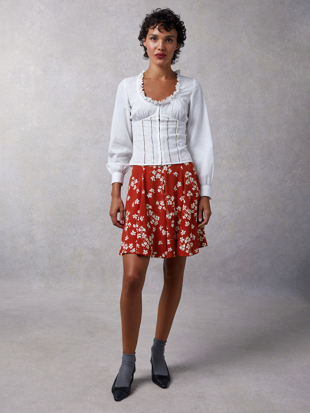Skirt Ludivine Rouge