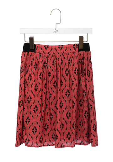 Skirt Macaron H22 Red-Black