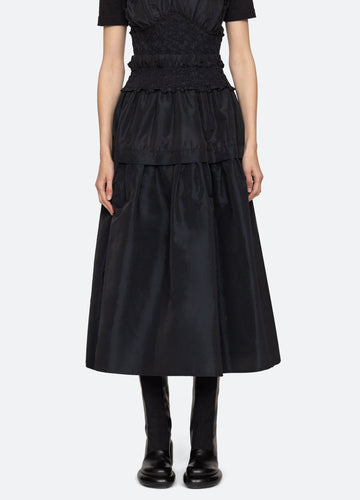 Skirt Diana Taffeta Smo Rs24-025 Black