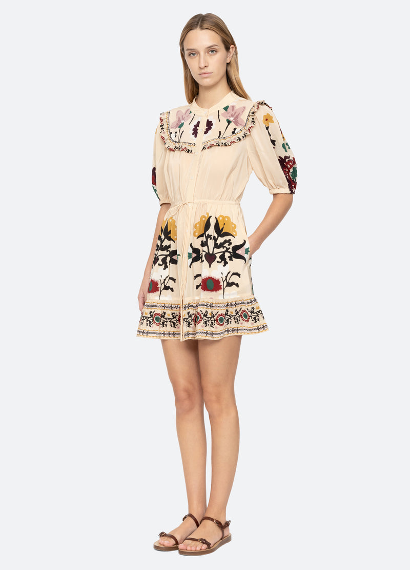 Dress Ss25-030 Cream