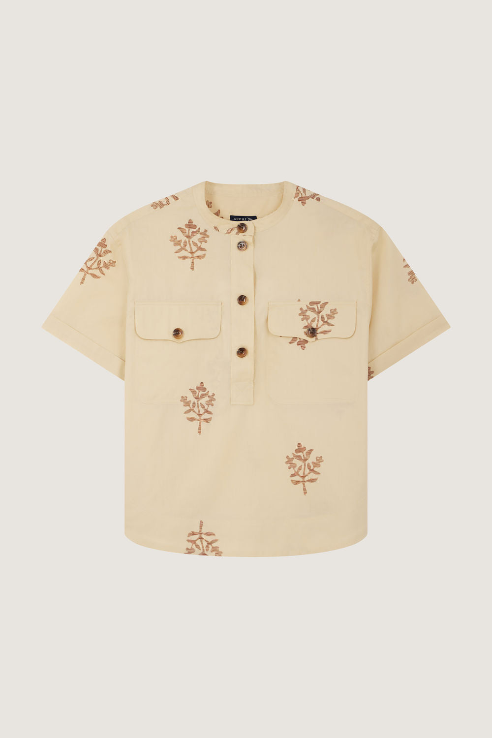 Shirt Tahiti Ecru-Terre-Brulee