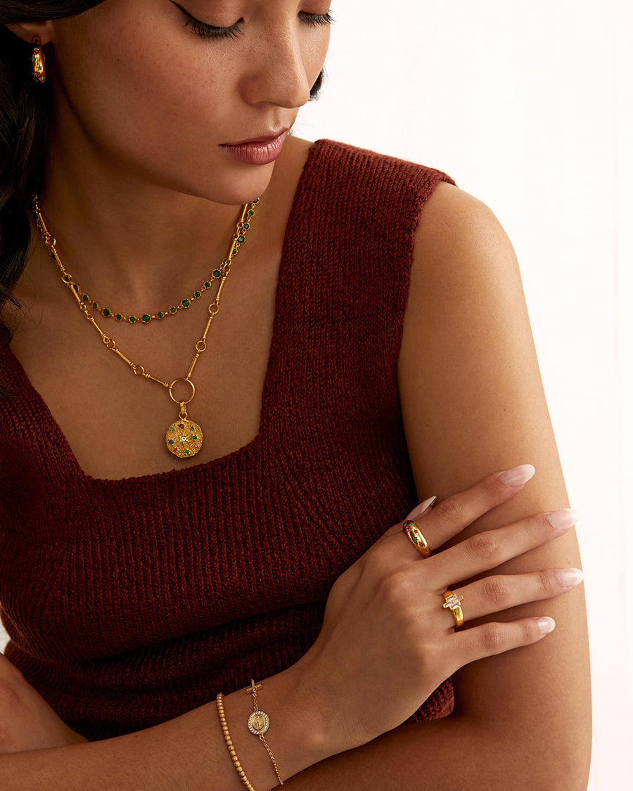 Earring Galaxy Hoop Multi