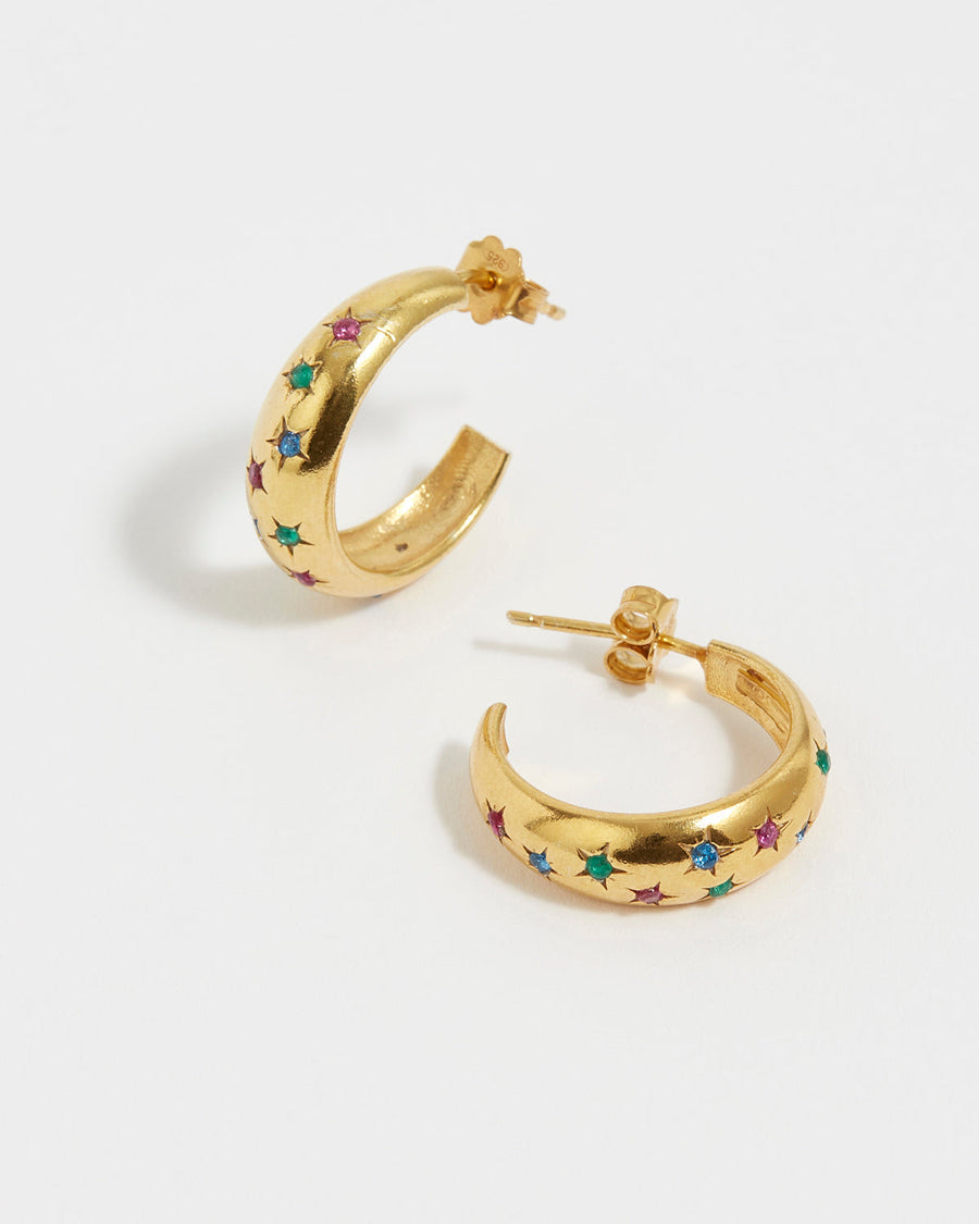 Earring Galaxy Hoop Ear Gold