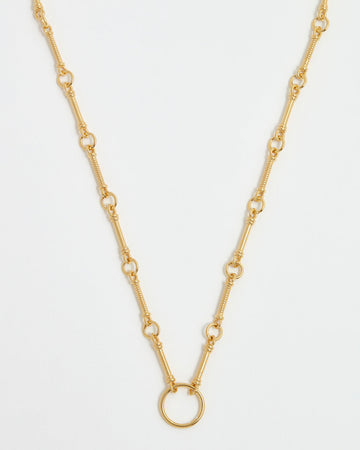 Necklace Soru Charm Link Gold