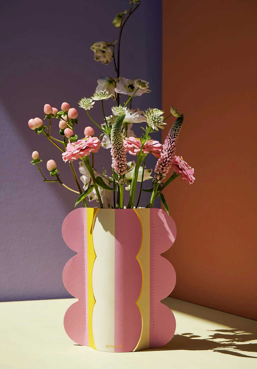 Vase Mini Vase Wave Pink