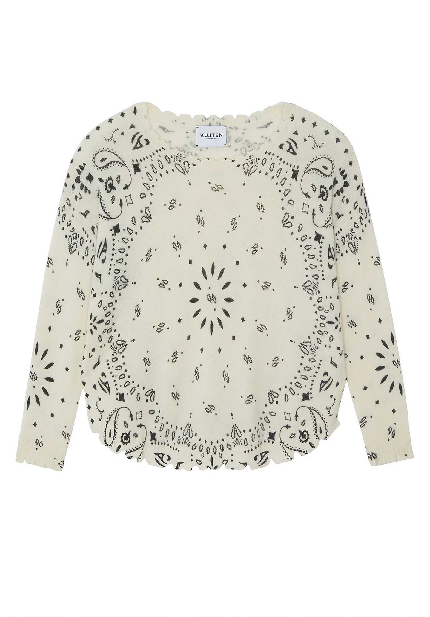 Sweater Mela Bandana F2500 Blanc