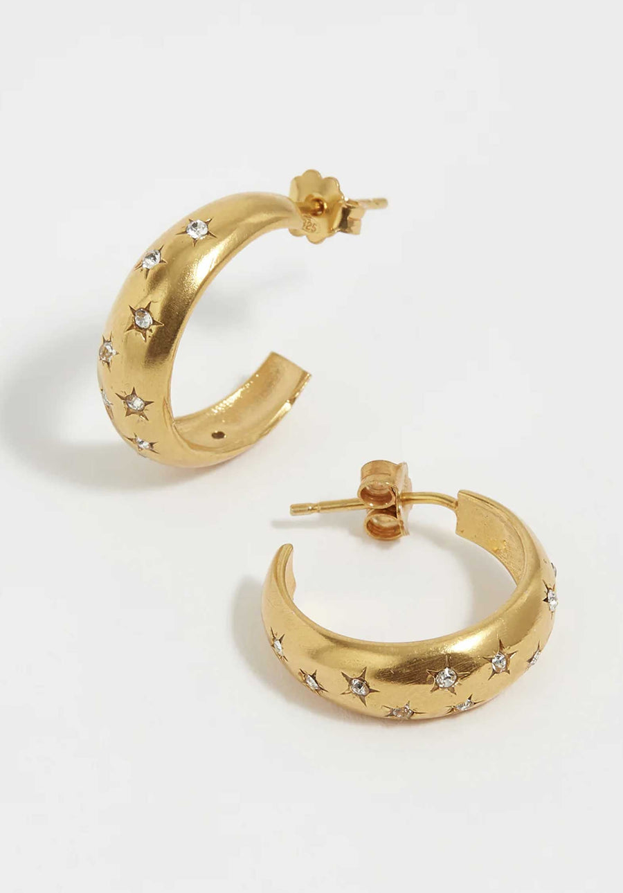 Earring Galaxy Hoop Ear Gold