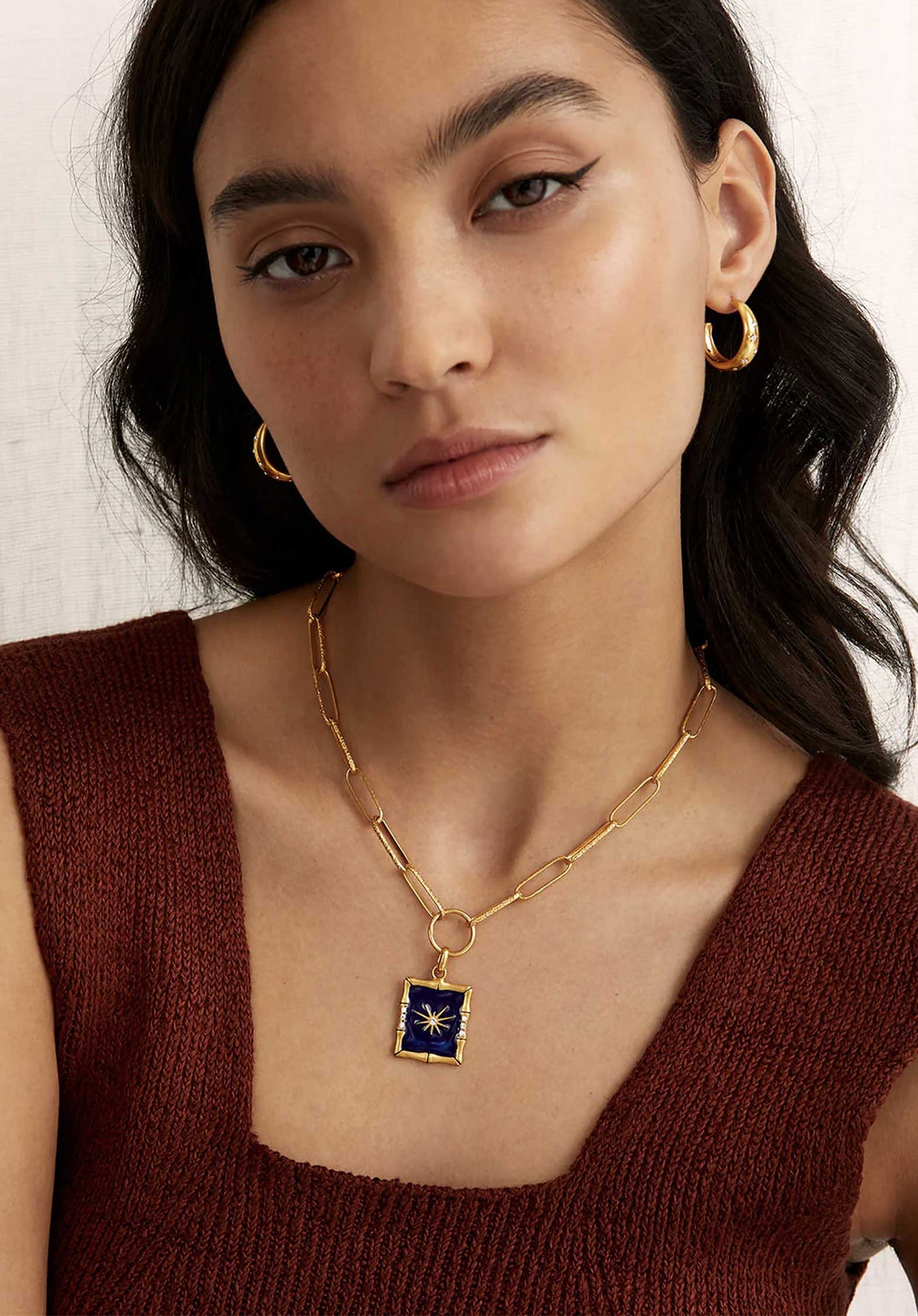 Earring Galaxy Hoop Ear Gold