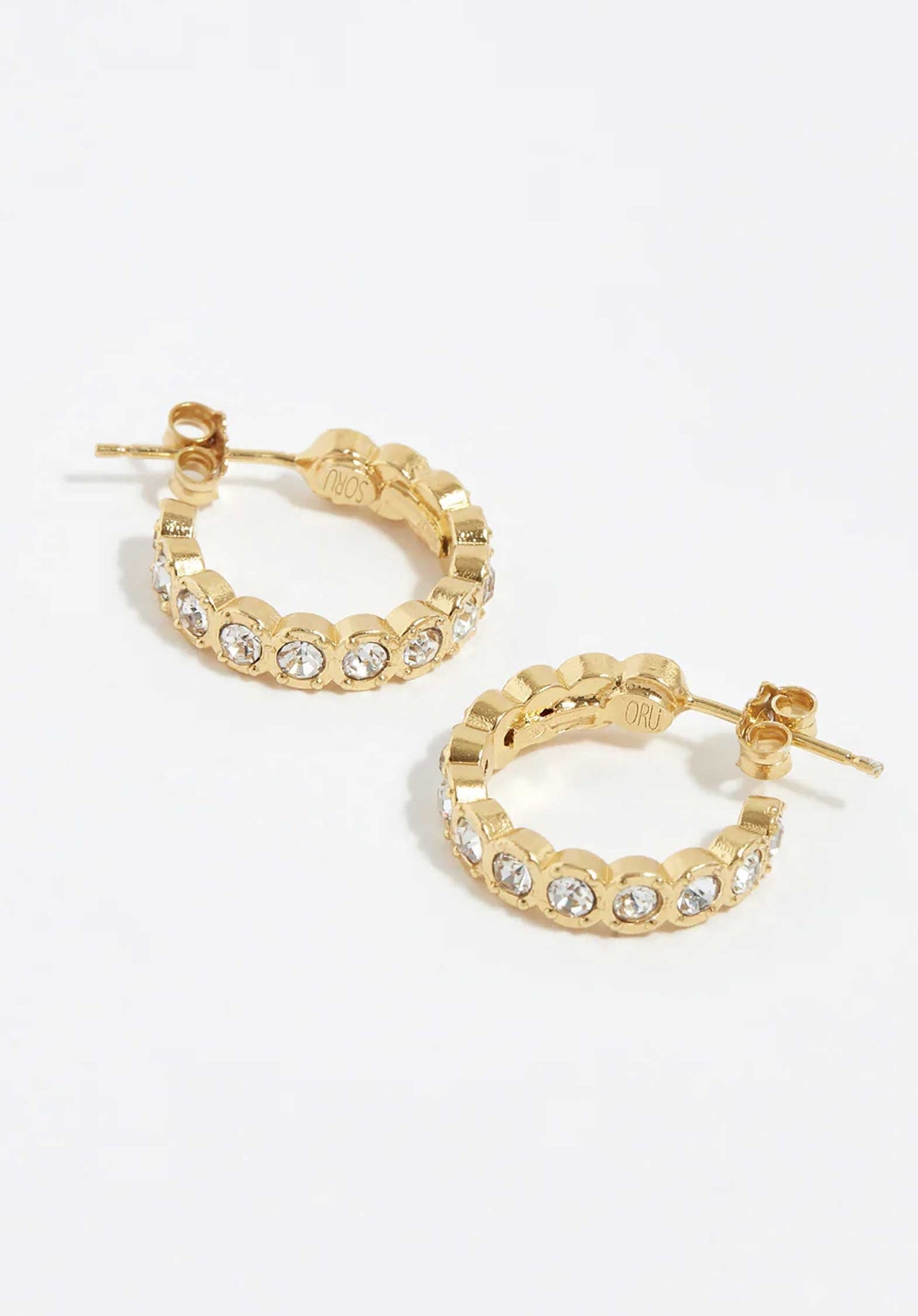Earring Clear Etruria Gold