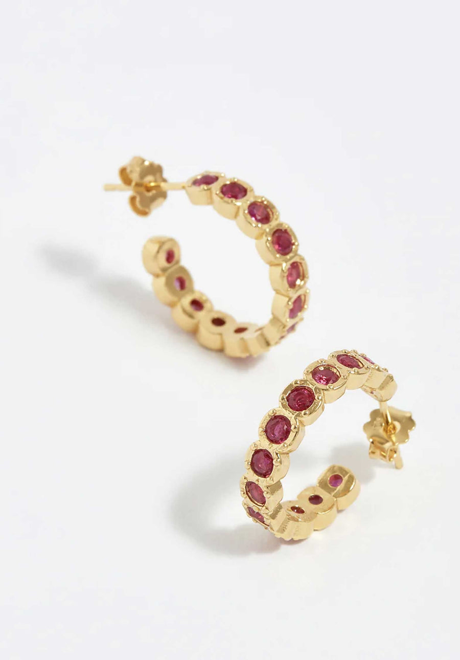 Earring  Etruria Red