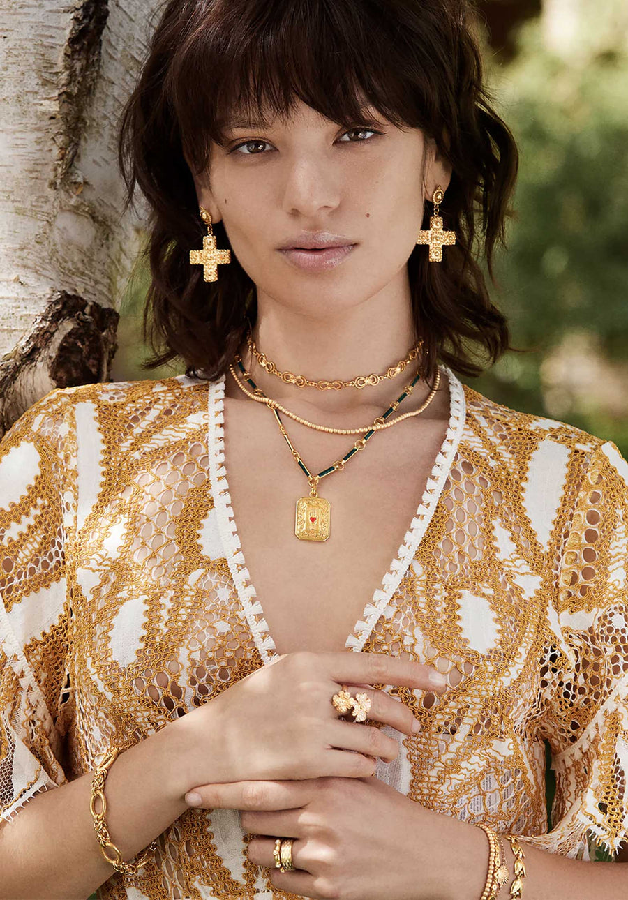 Pendant Heart In Hand Gold