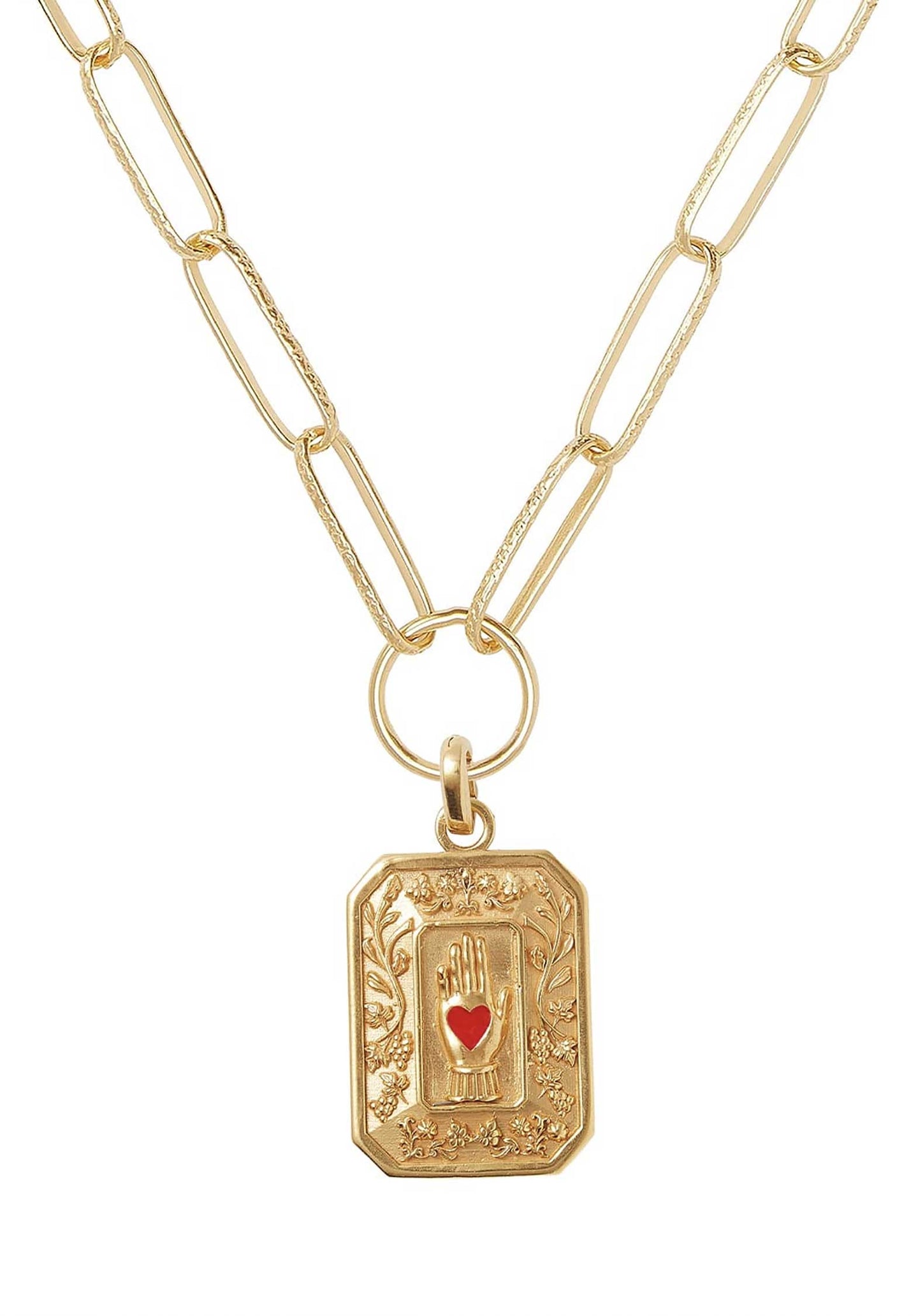 Pendant Heart In Hand Gold