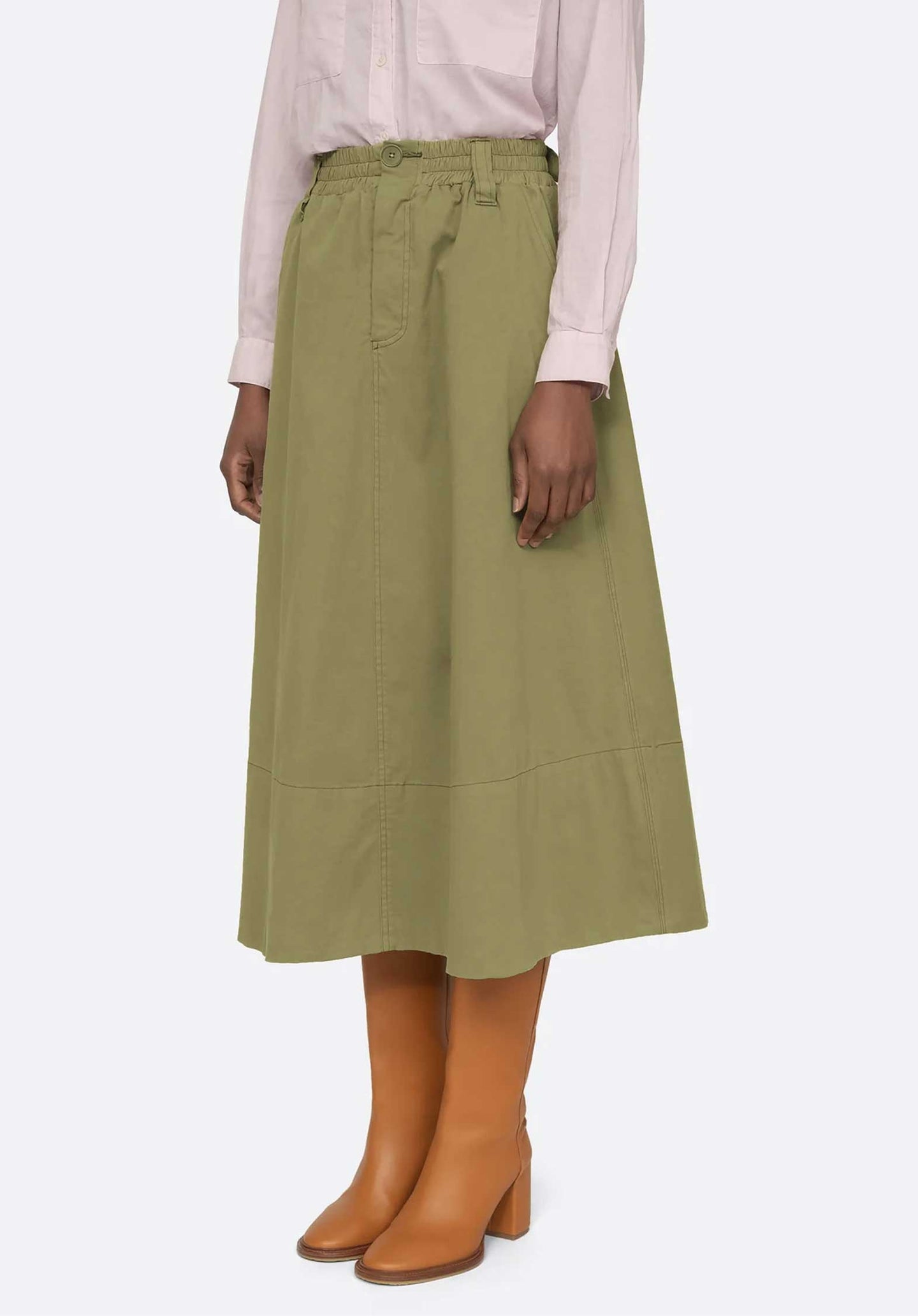 Skirt Karina Cotton Ski Ss24-042 Tan