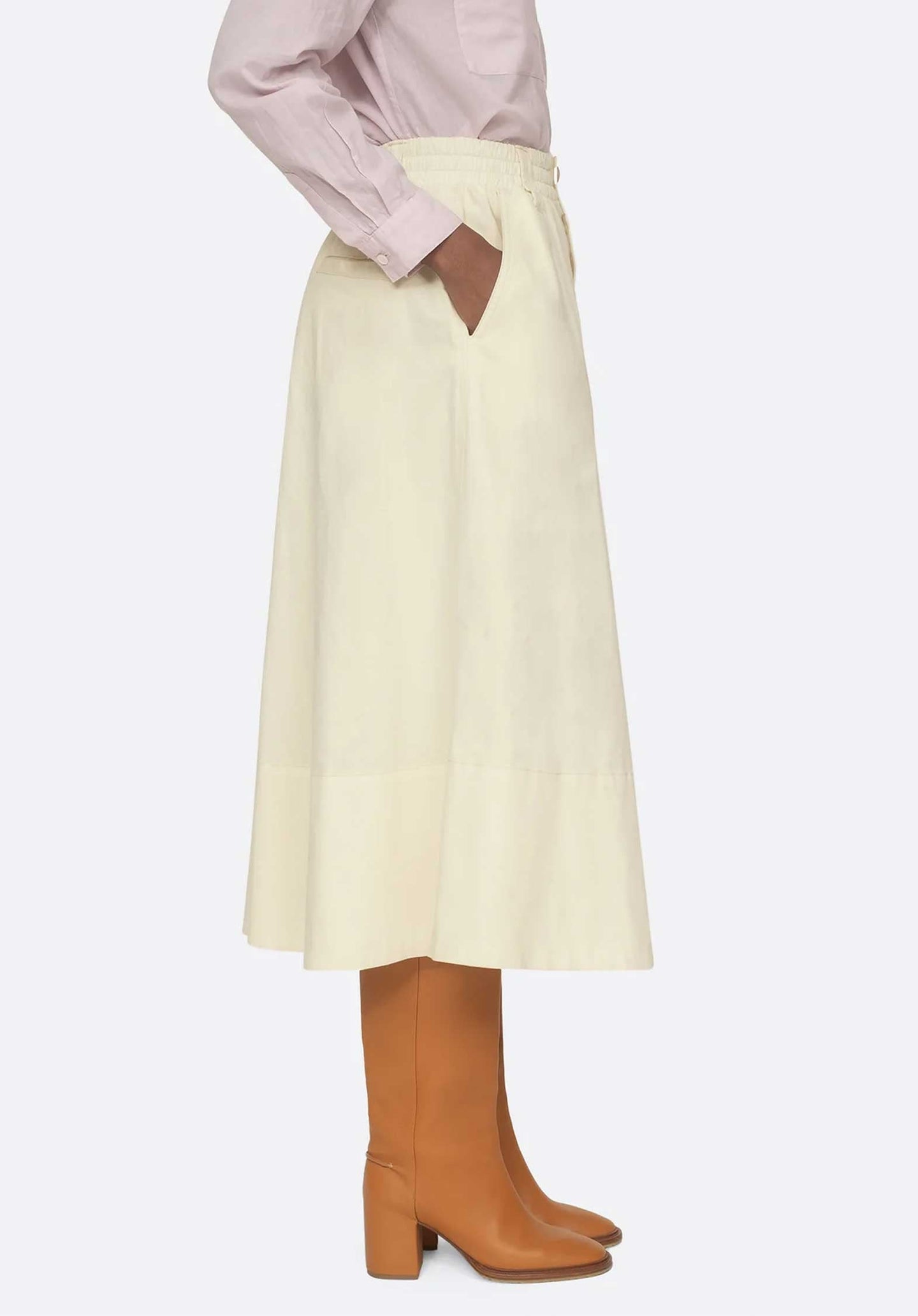 Skirt Karina Cotton Ski Ss24-042 Cream