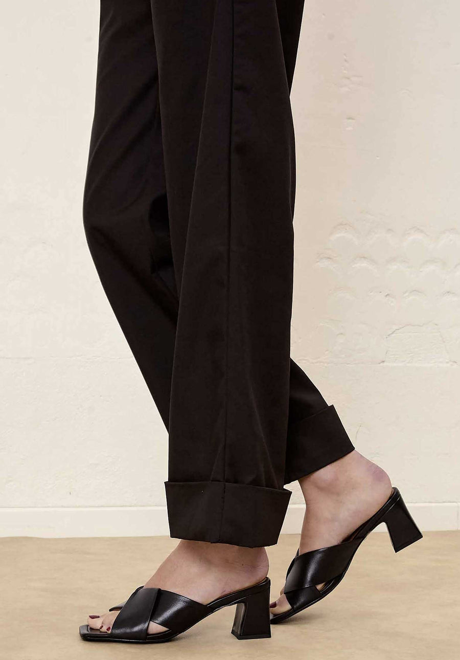 Pants Savy Sleek Worke Noir