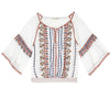 Blouse Lena Emb Ecru
