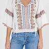 Blouse Lena Emb Ecru