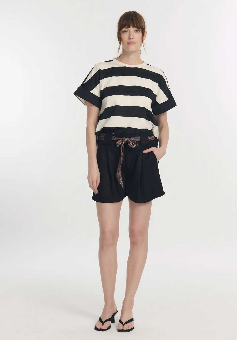 Shorts Kent Tencel Noir