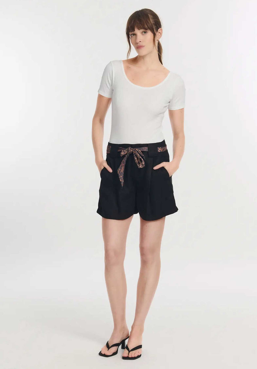 Shorts Kent Tencel Noir