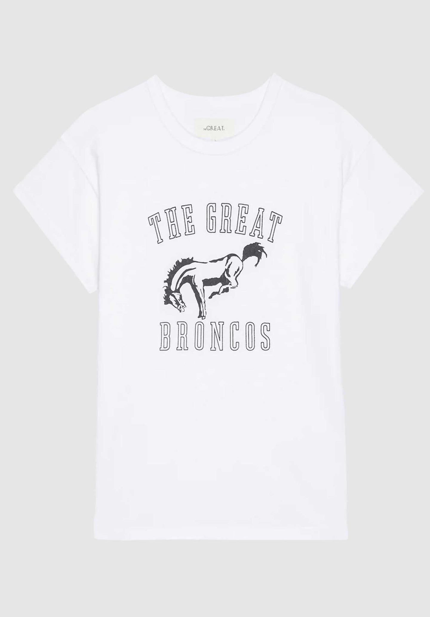 Tshirt The Boxy Crew T-White-Bronco