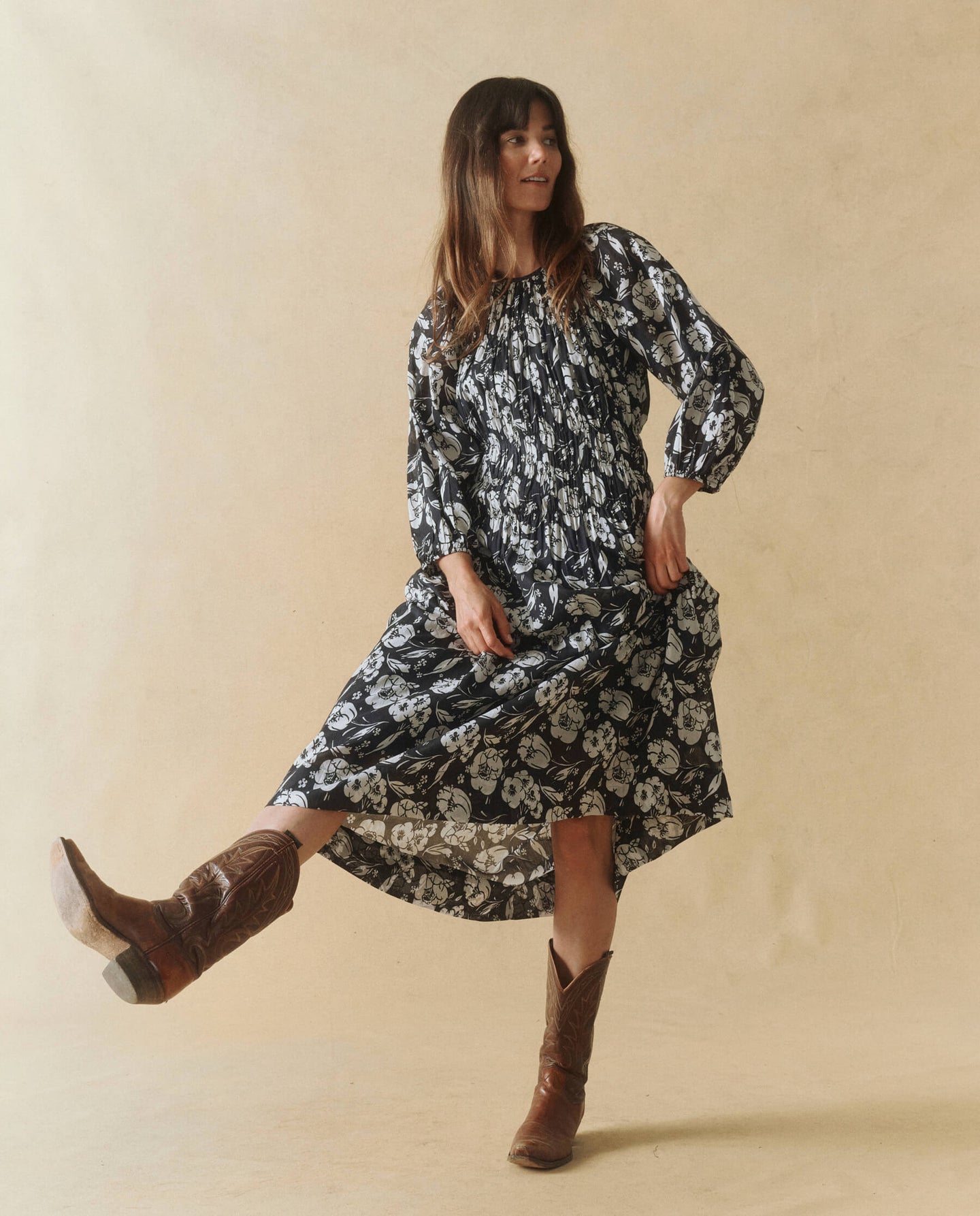 Dress The Cobbleston Cobblestone Dres Navy-Whisper-Floral