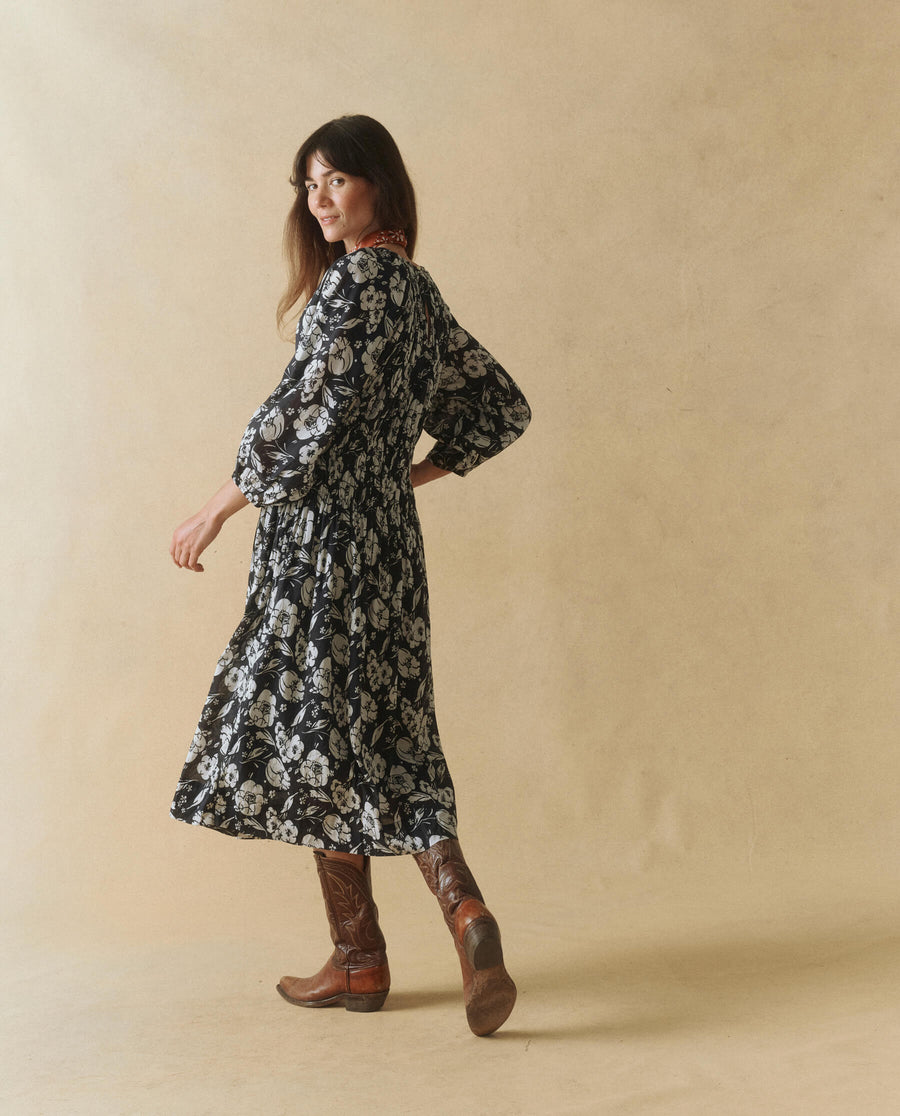 Dress The Cobbleston Cobblestone Dres Navy-Whisper-Floral