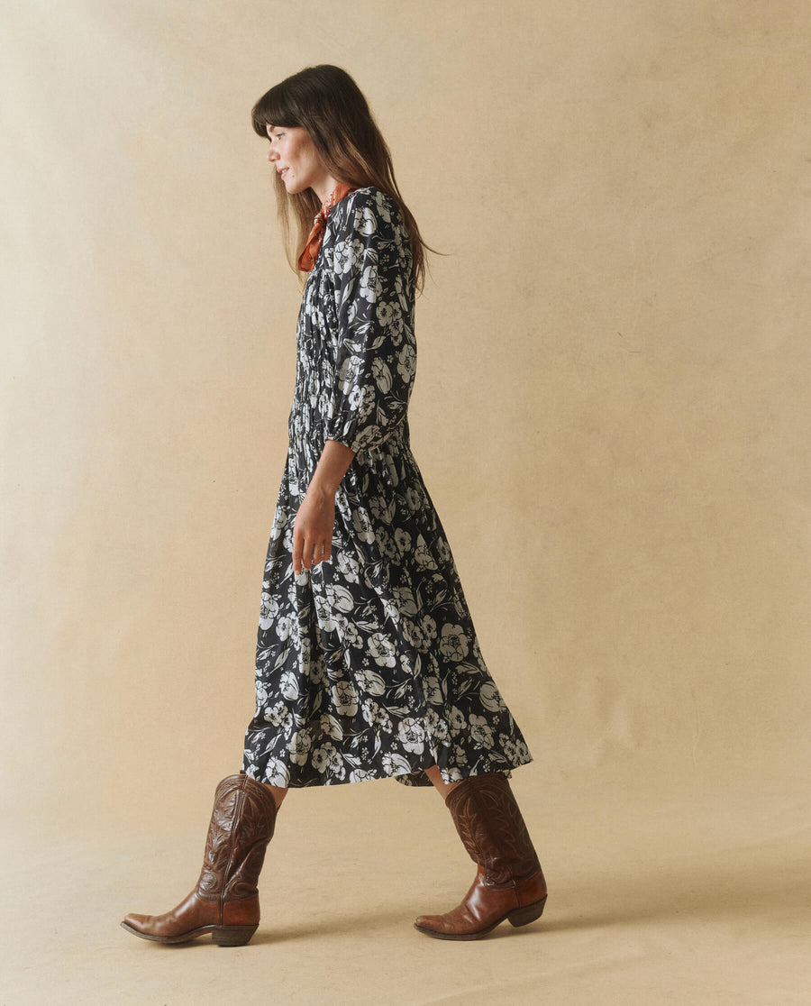 Dress The Cobbleston Cobblestone Dres Navy-Whisper-Floral