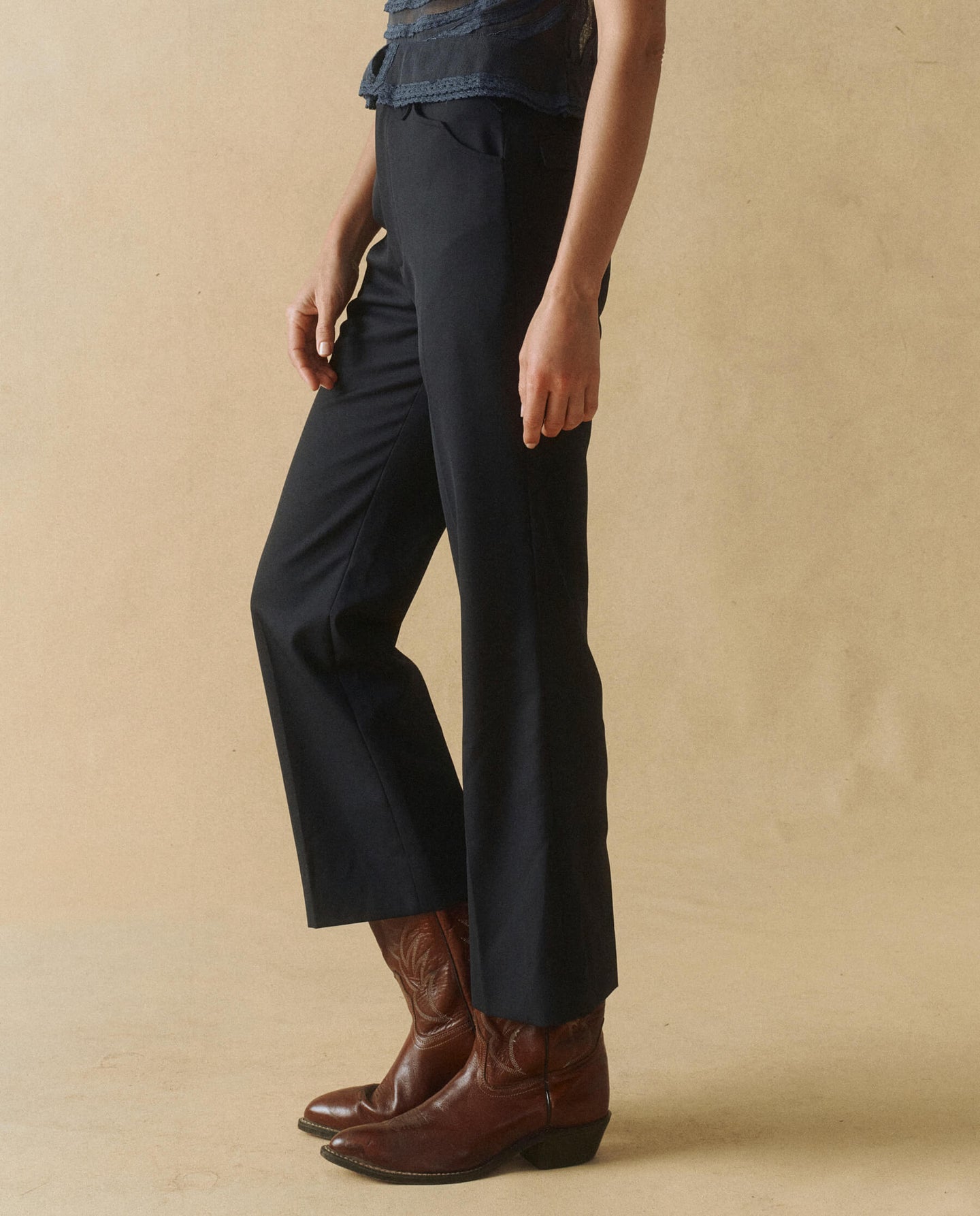 Pants The Western Tr Western Trouser Navy