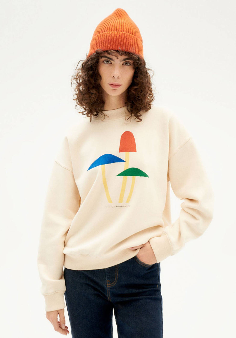 Sweatshirt Funghi Funghi 3 Wanda S Ivory