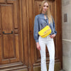 Bag Satchel S Double Twill Double Twill S Yellow